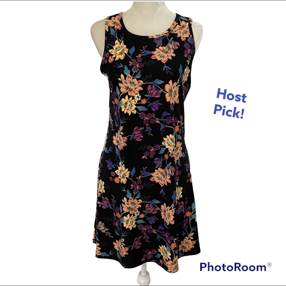 SO Fit n Flare Floral Dress